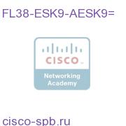 Cisco 3800 Ser Ent Services to Adv Ent Services Upgrade FL38-ESK9-AESK9= FL38-ESK9-AESK9=
