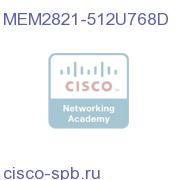 512 to 768MB DDR DRAM factory upgrade for the Cisco 2821 MEM2821-512U768D MEM2821-512U768D
