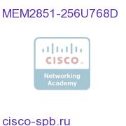 256 to 768MB DDR DRAM factory upgrade for the Cisco 2851 MEM2851-256U768D MEM2851-256U768D