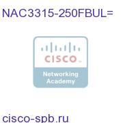 NAC Appliance 3315 License FB Upgrade -250 to 500 users NAC3315-250FBUL= NAC3315-250FBUL=