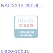 NAC Appliance 3315 License Upgrade -250 to 500 users NAC3315-250UL= NAC3315-250UL=