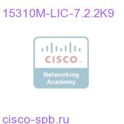 15310-MA Upgrade License for R7.2.2, Right To Use License 15310M-LIC-7.2.2K9 15310M-LIC-7.2.2K9