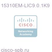 15310E MA ETSI Upgrade License for R9.0.1, Right to Use Lice 15310EM-LIC9.0.1K9 15310EM-LIC9.0.1K9