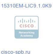 15310 MA ETSI Upgrade License for R9.1.0, Right to Use Licen 15310EM-LIC9.1.0K9 15310EM-LIC9.1.0K9