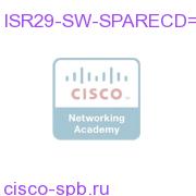 SOFTWARE CD for ISR 2900 ISR29-SW-SPARECD= ISR29-SW-SPARECD=