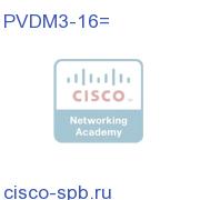 16-channel high-density voice and video DSP module SPARE PVDM3-16= PVDM3-16=