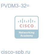 32-channel high-density voice and video DSP module SPARE PVDM3-32= PVDM3-32=