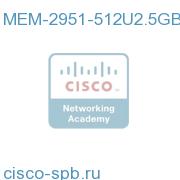 512MB to 2.5GB DRAM Upgrade (2GB+512MB) for Cisco 2951 ISR MEM-2951-512U2.5GB MEM-2951-512U2.5GB
