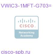 1-Port 3rd Gen Multiflex Trunk Voice/WAN Int. Card - G.703 VWIC3-1MFT-G703= VWIC3-1MFT-G703=