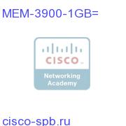 1GB DRAM (1 DIMM) for Cisco 3925/3945 ISR, Spare MEM-3900-1GB= MEM-3900-1GB=