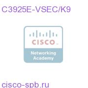 Cisco 3925E UC Sec. Bundle, PVDM3-64, UC and SEC License C3925E-VSEC/K9 C3925E-VSEC/K9