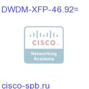 DWDM XFP 1546.92 nm XFP (100 GHz ITU grid) DWDM-XFP-46.92= DWDM-XFP-46.92=