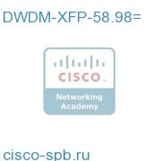 DWDM XFP 1558.98 nm XFP (100 GHz ITU grid) DWDM-XFP-58.98= DWDM-XFP-58.98=