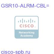 Alarm Cable Front GSR10-ALRM-CBL= GSR10-ALRM-CBL=
