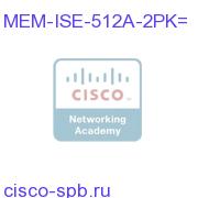 1GB Route Mem upg for 1 E3 card (2x512MB - needs 31S SW) MEM-ISE-512A-2PK= MEM-ISE-512A-2PK=