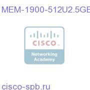 512MB to 2.5GB DRAM Upgrade (2GB+512MB) for Cisco 1941 ISR MEM-1900-512U2.5GB MEM-1900-512U2.5GB