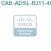 CAB-ADSL-RJ11-4M= подробнее